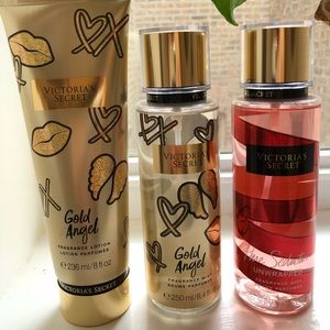 New Victoria’s Secret fragrance mists and lotion.